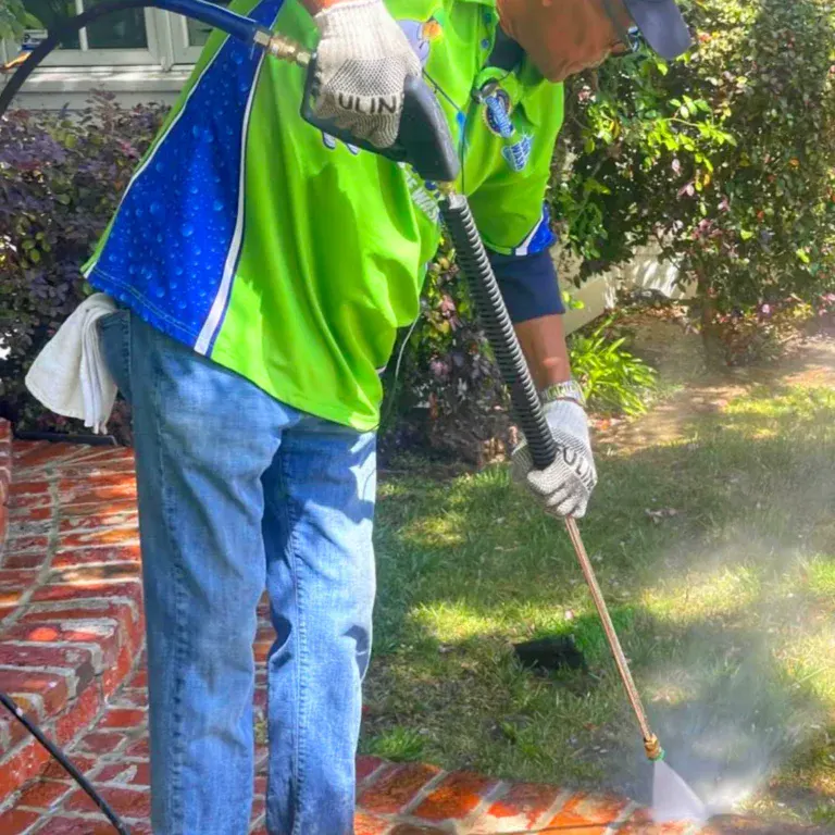 Blast Off Now pressure washing work