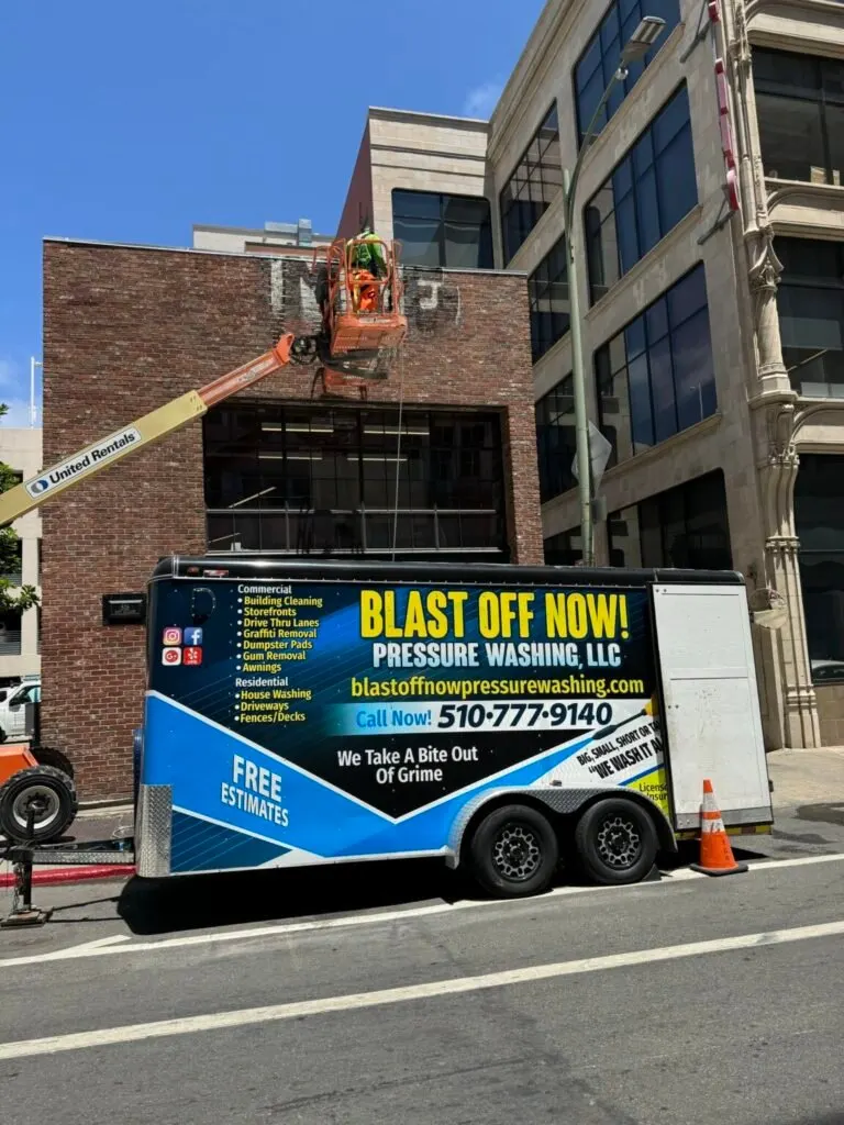 Blast Off Now team on the job